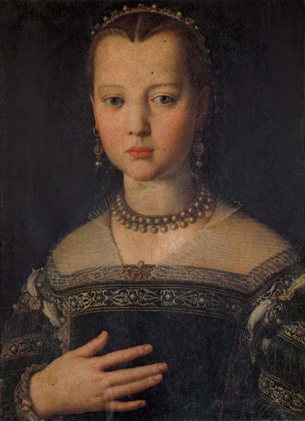 Agnolo Bronzino Portrait of Maria de'Medici oil painting image